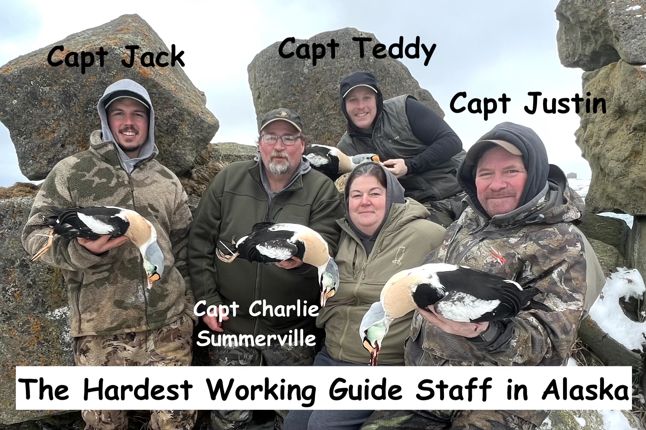 guide staff 23 Alaska Duck Hunting King Eider Hunting